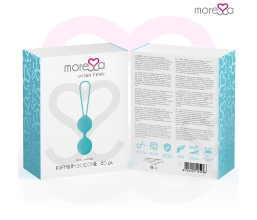 Moressa Osian Three Premium Turquoise - Silicone Pelvic Training Set 85g