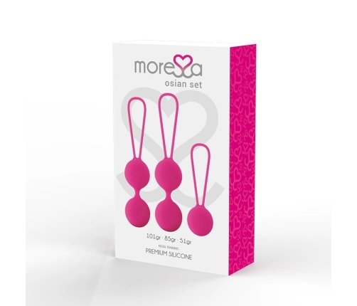 Moressa Osian Set Premium Silicone Pink - Pelvic Floor Training Trio