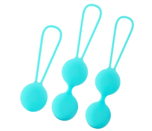 Moressa Osian Premium Pelvic Trainer Set Turquoise Silicone 3 Sizes