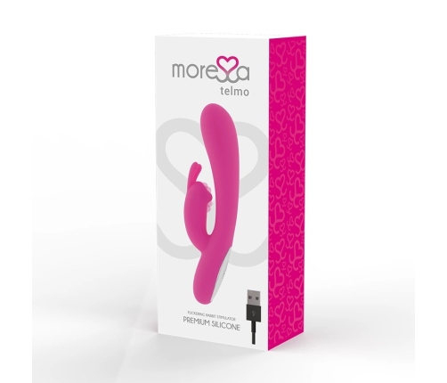 Moressa Telmo Premium Silicone Rechargeable Dual-Action Vibrator 19.5cm