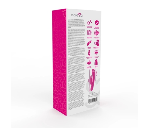 Moressa Telmo Premium Silicone Rechargeable Dual-Action Vibrator 19.5cm