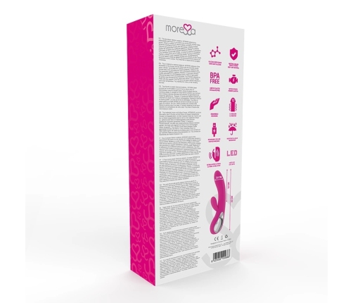 Moressa Troy Premium Silicone Dual Motor Rechargeable Vibrator 20cm