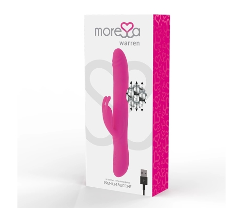 Moressa Warren Premium Silicone Intimate Device USB Rechargeable 25.5cm
