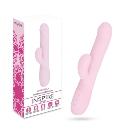 INSPIRE SENSE Gabriella Pink Rotating Vibrator 12 Modes Waterproof 24cm