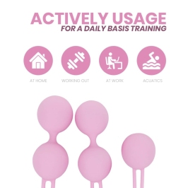 Intimichic Pelvis Health II Pelvic Floor Strengthening Set, 3 Sizes