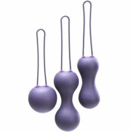 Je Joue Ami Kegel Ball Set Purple - 3 Progressive Exercise Weights Je Joue Ami Kegel Ball Set Purple - 3 Progressive Exercise Weights