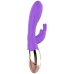 Womanvibe Viora Rechargeable Silicone Dual Stimulation System Lilac-Gold