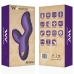 Womanvibe Donna Rechargeable Silicone Dual Motor Massager Lilac-Gold