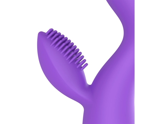 Womanvibe Donna Rechargeable Silicone Dual Motor Massager Lilac-Gold