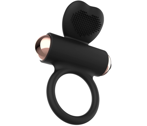 Womanvibe Zeus Silicone Intimate Ring - Ergonomic, 4.1x8.6 cm, Black