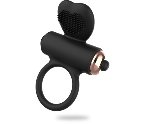 Womanvibe Zeus Silicone Intimate Ring - Ergonomic, 4.1x8.6 cm, Black