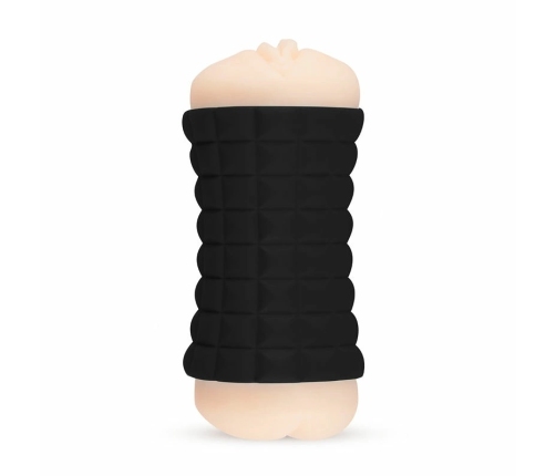 Womanvibe Gumy Dual-Entry Intimate Stimulation Sleeve 13.4cm TPR Silicone