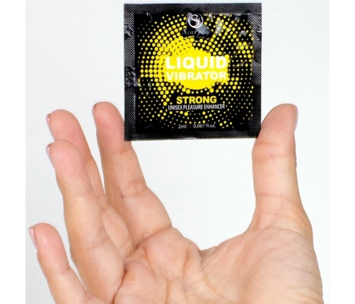 Secretplay Liquid Vibrator Gel Strong 2 ml Single Dose, Vegan, Natural