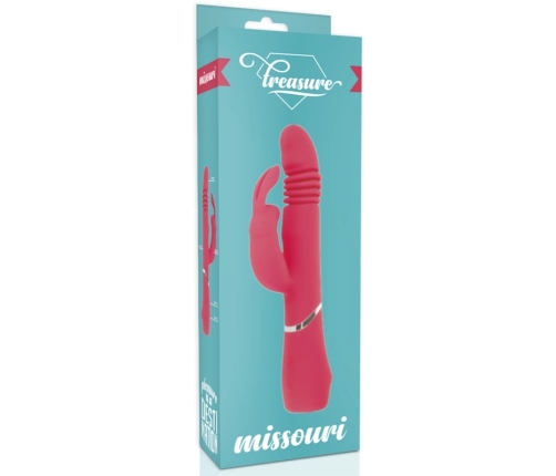 Treasure Missouri Pink Silicone Multi-Motor Intimate Device 257mm