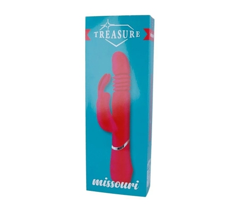 Treasure Missouri Pink Silicone Multi-Motor Intimate Device 257mm