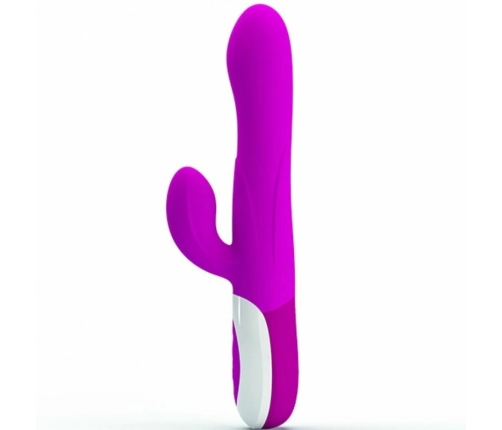 Pretty Love Dempsey Rechargeable Inflatable Silicone Massager, Pink