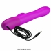 Pretty Love Dempsey Rechargeable Inflatable Silicone Massager, Pink