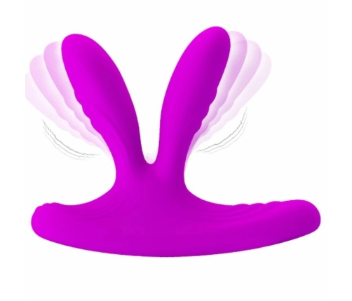 Pretty Love Magic Finger Dual-Point Silicone Massager, 12 Modes, USB