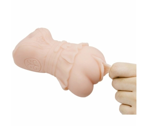 CRAZY BULL - MASTURBADOR WATER SKIN VAGINA CON BALAS VIBRADORAS