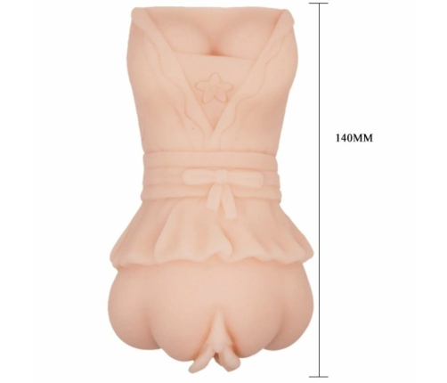 CRAZY BULL - MASTURBADOR WATER SKIN VAGINA CON BALAS VIBRADORAS