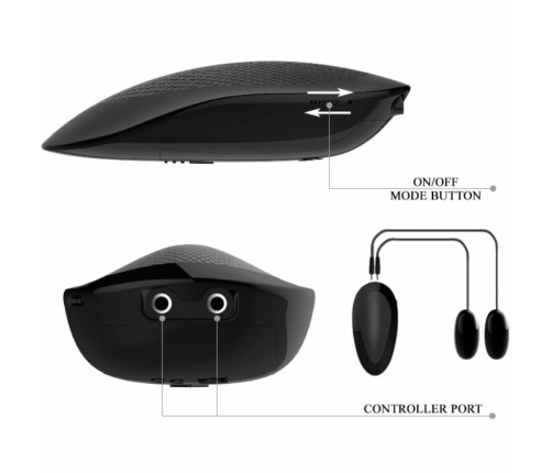 Crazy Bull Model 6 Dual-Channel Intimate Machine with Adjustable Vibration