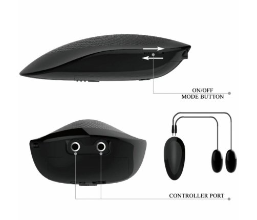 Crazy Bull Intimate Dual-Channel System with Vibration, Legs Raised, 21cm