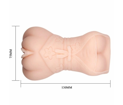 CRAZY BULL Waterskin Intimate Sleeve Model 4 - Compact, Self-Lubricating