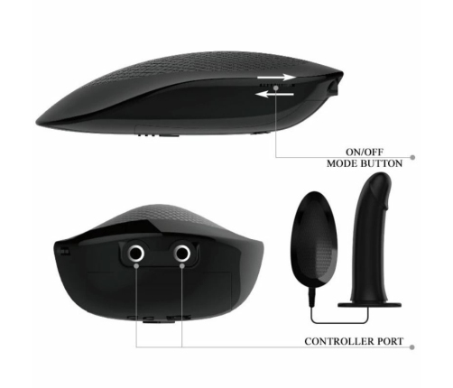 Pretty Love Vito Intimate Harness System with Hollow Vibrating Insert 17.3 cm