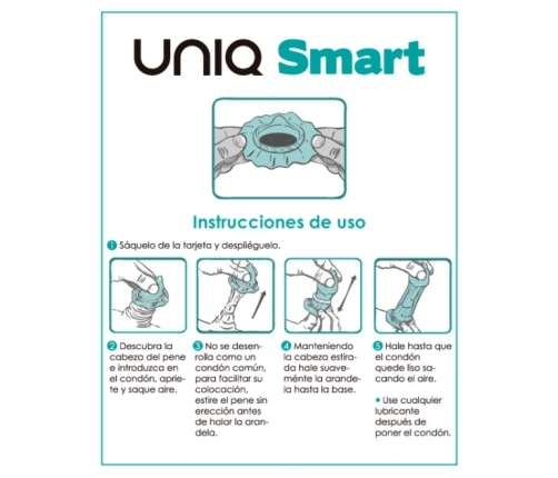 UNIQ Smart Latex-Free Pre-Ready System Condoms 3-Pack Card Edition