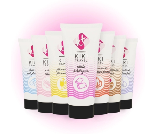 Kiki Travel Bubblegum Water-Based Lubricant 50ml Vegan Formula