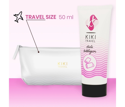Kiki Travel Bubblegum Water-Based Lubricant 50ml Vegan Formula