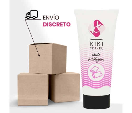 Kiki Travel Bubblegum Water-Based Lubricant 50ml Vegan Formula
