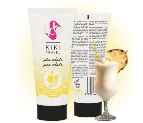 Kiki Travel Lubricant Pina Colada 50ml - Vegan, Water-Based Formula