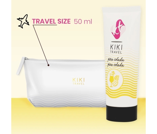 Kiki Travel Lubricant Pina Colada 50ml - Vegan, Water-Based Formula
