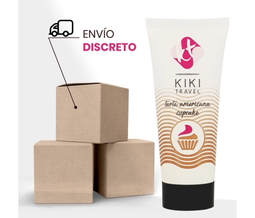 Kiki Travel Cupcake Flavored Water-Based Lubricant 50ml Vegan Formula