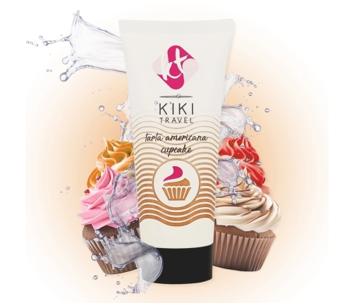 Kiki Travel Cupcake Flavored Water-Based Lubricant 50ml Vegan Formula