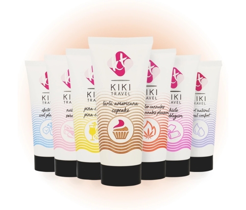 Kiki Travel Cupcake Flavored Water-Based Lubricant 50ml Vegan Formula
