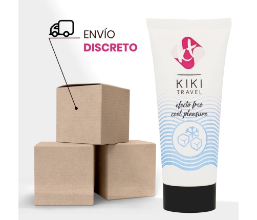 Kiki Travel Cooling Lubricant 50ml - Water-Based, Vegan, Aloe Vera