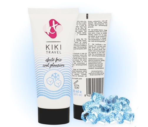 Kiki Travel Cooling Lubricant 50ml - Water-Based, Vegan, Aloe Vera