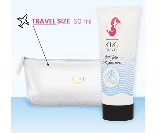 Kiki Travel Cooling Lubricant 50ml - Water-Based, Vegan, Aloe Vera