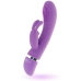 Intense Susy Silicone Rabbit Lilac Oscillating Dual Motor Vibrator 18.8cm