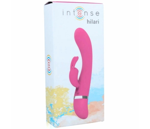 Intense Hilari Pink Silicone Luxe Dual-Motor Flexible Massager 18.9cm