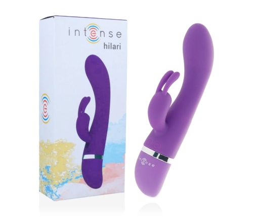 INTENSE Hilari Lilac Silicone Luxe Dual-Motor Flexible Vibrator 18.9cm