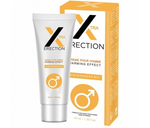RUF X Erection Heat Effect Cream 40ml - Warming Vitality Formula
