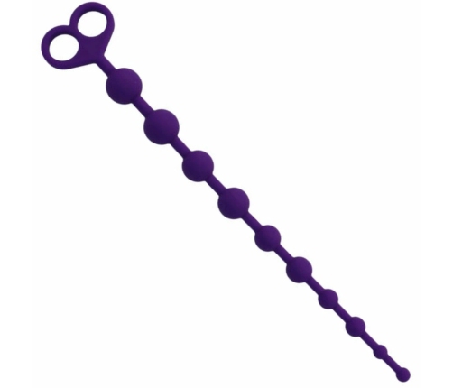INTENSE Jaiden Beads Lilac - Flexible Silicone Intimate Wellness Chain 34cm