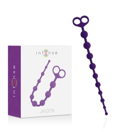 INTENSE Jaiden Beads Lilac - Flexible Silicone Intimate Wellness Chain 34cm