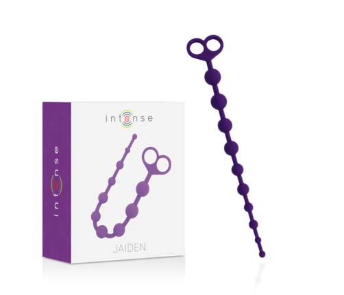 INTENSE Jaiden Beads Lilac - Flexible Silicone Intimate Wellness Chain 34cm