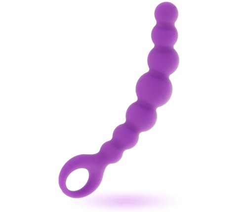 Intense Max Lilac Flexible Silicone Bead System 18.5cm - Body Safe