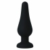 Intense Pipo M Black Silicone Anal Plug 11cm - Compact & Flexible Design
