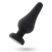 Intense Pipo M Black Silicone Anal Plug 11cm - Compact & Flexible Design